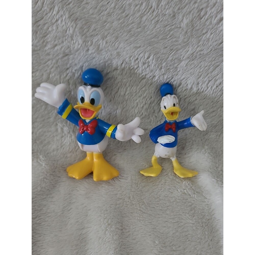 Disney Donald Duck PVC Plastic Figurine Standing Figures - Lot of 2